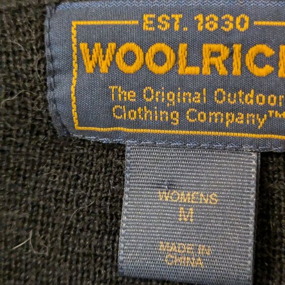 Woolrich Black Floral Embroidered Women's Jacket - Picture 4 of 7